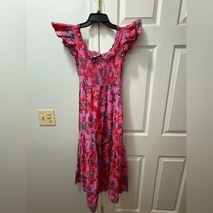 Tuckernuck Pink Floral Maxi Dress